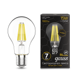Лампа Gauss LED Filament Graphene A60 E27 15W 1660lm 2700К
