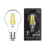 Лампа Gauss LED Filament Graphene A60 E27 15W 1740lm 4100К